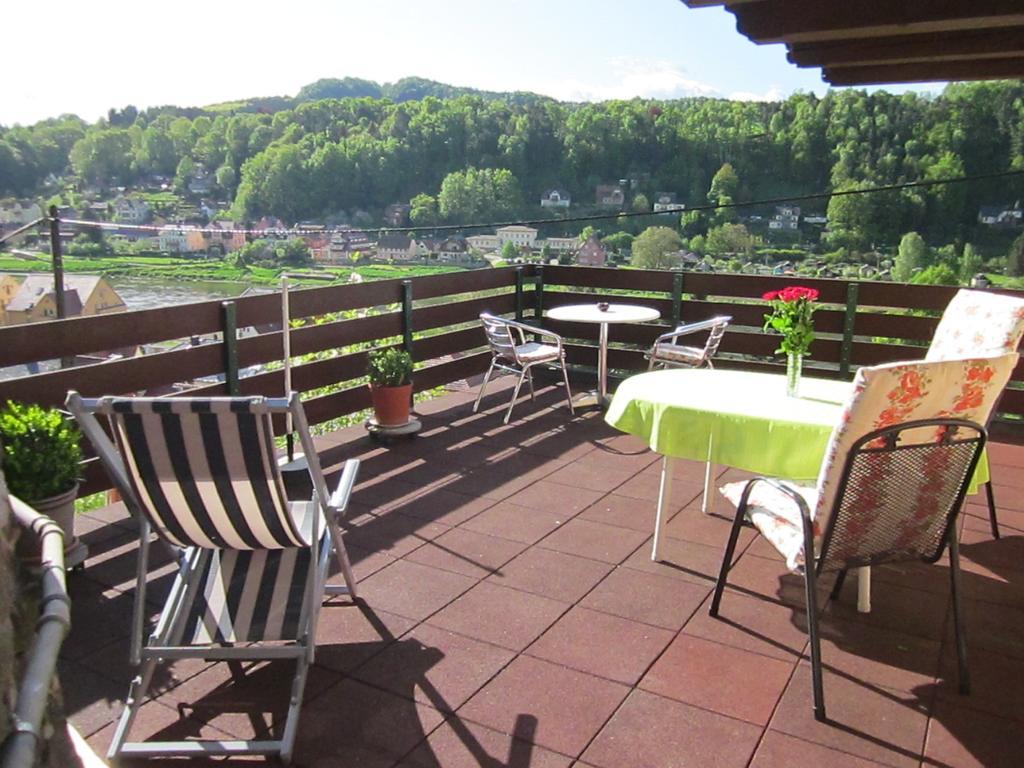 Wehlener Landhaus In Stadt Wehlen, Saechsische Schweiz Apartment Ruang foto