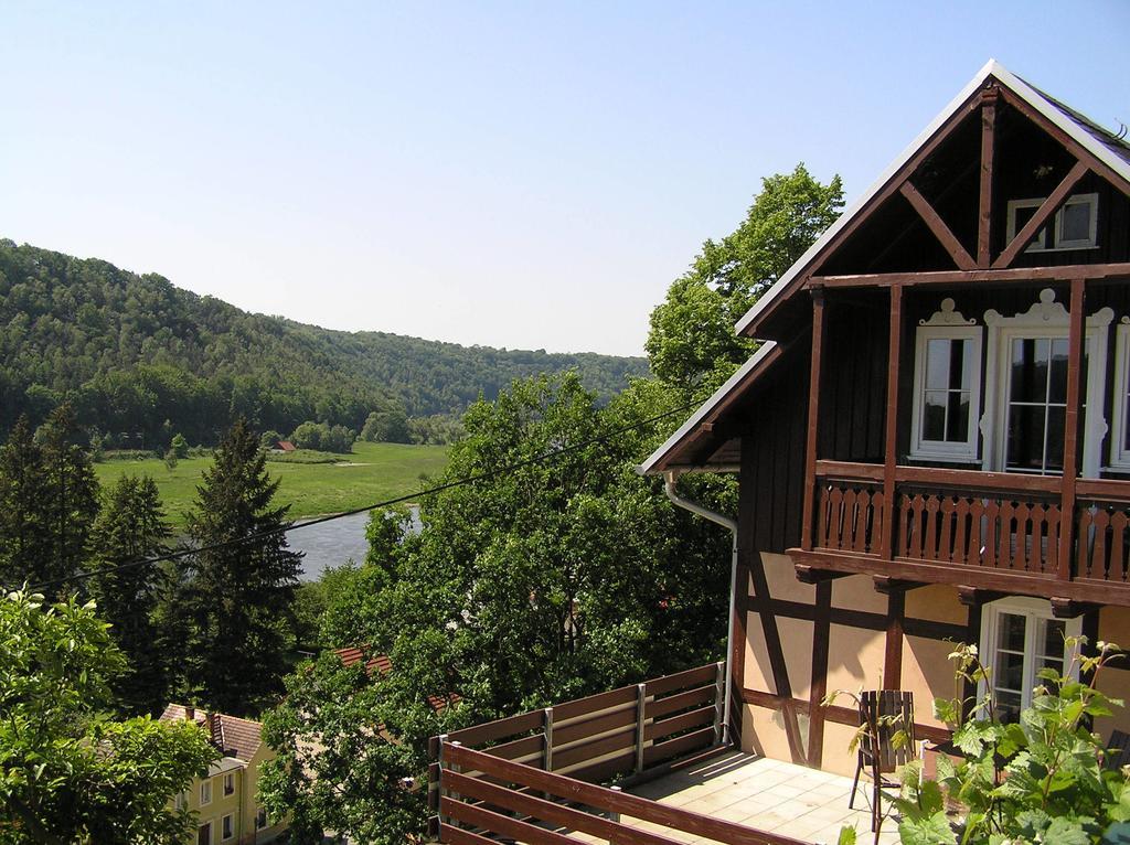 Wehlener Landhaus In Stadt Wehlen, Saechsische Schweiz Apartment Ruang foto