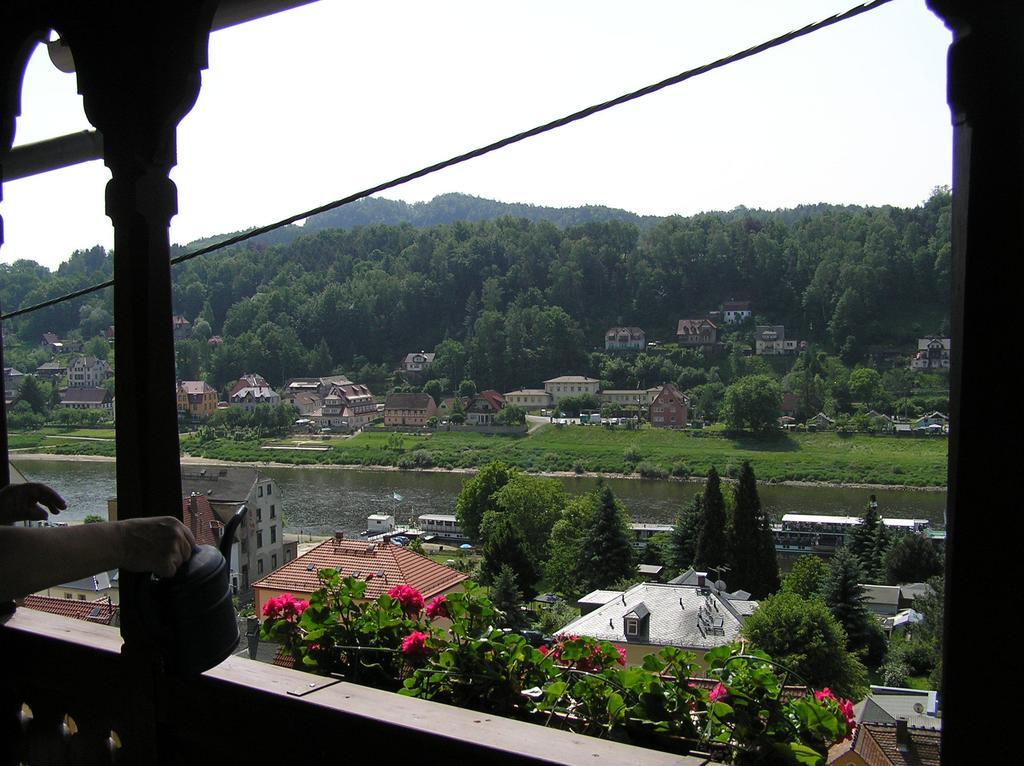 Wehlener Landhaus In Stadt Wehlen, Saechsische Schweiz Apartment Ruang foto